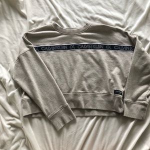 CK crop sweater